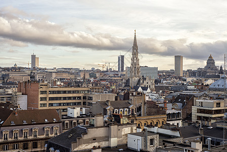 比利时布鲁塞尔的城市景观图片
