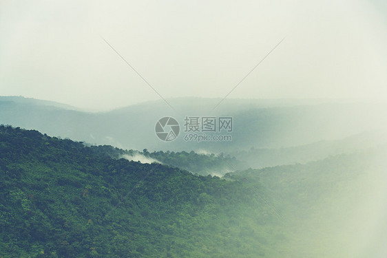 泰国高台热带森林景观观,自然图像用于背景壁纸图片