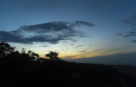 自然景观观热带山脉层层叠叠,泰国北海公园,用于背景壁纸图片