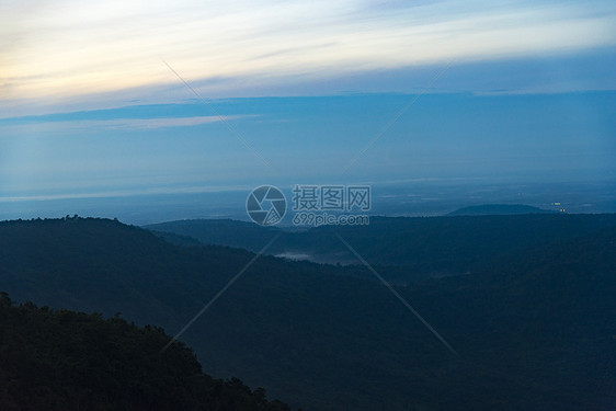 自然景观日落观山,公园泰国图片