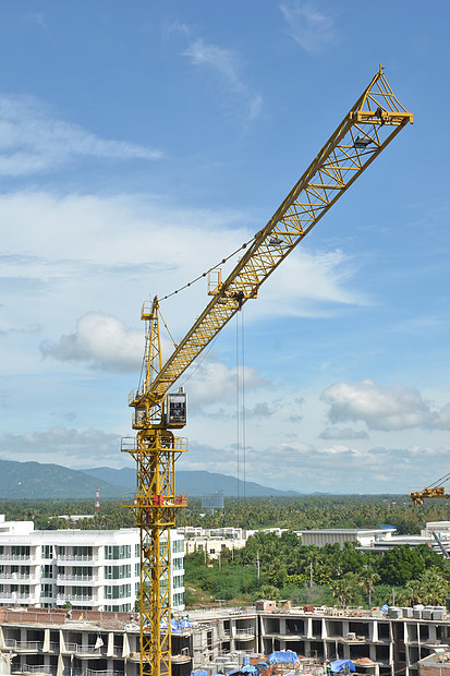 重机建筑工作进度,施工场景图片