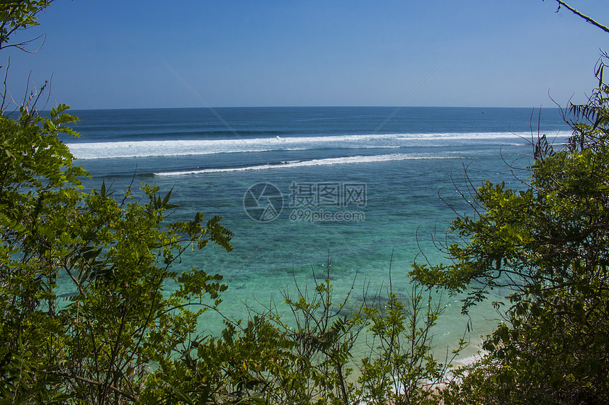 美丽的夏日海滩风景照片美丽的夏日海滩景色高清图片下载 正版图片300864062 摄图网