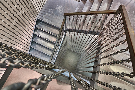 建筑物内的螺旋金属楼梯金属台阶螺旋金属楼梯图片