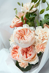 婚礼花用美丽的玫瑰纸花图片