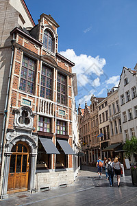 比利时布鲁塞尔老城的街景布鲁塞尔老城的街景图片