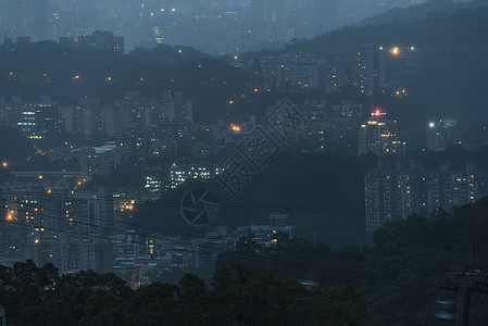 台北市黄昏景色图片