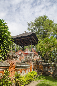 塔曼阿云寺蒙维帝国的座皇家寺庙,位于巴东摄政区门维,巴厘岛著名的名胜图片