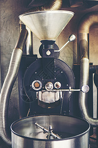 用于咖啡豆烘焙过程的烘焙咖啡机图片