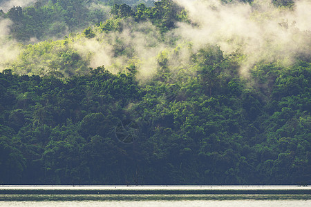 风景自然观,山林与湖泊,泰国图片