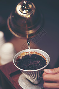 咖啡吧咖啡师围裙统酿造图片