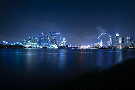 新加坡滨海湾现代建筑图片