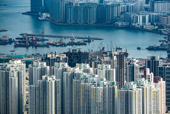 香港维多利亚港景观,香港城市景观图片