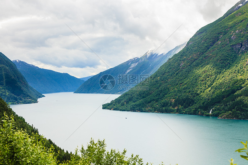 旅游度假旅游斯堪的纳维亚欧洲挪威的山脉景观峡湾美丽的自然挪威的山脉景观峡湾图片