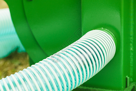 塑料制成的波纹管农业农村机器细节波纹管,机器细节图片