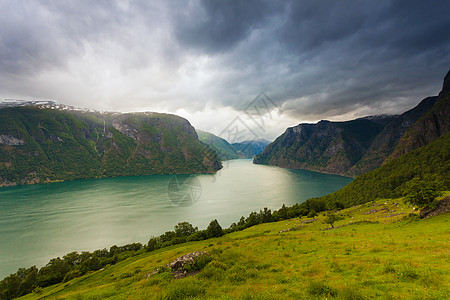 旅游旅行风景自然景观Stestein观点看风景如画的极光索格纳峡湾,挪威斯堪的纳维亚Stestein观图片