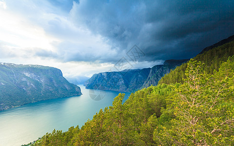 旅游旅行风景自然景观Stestein观点看风景如画的极光索格纳峡湾,挪威斯堪的纳维亚Stestein观图片