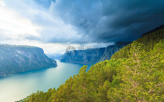 旅游旅行风景自然景观Stestein观点看风景如画的极光索格纳峡湾,挪威斯堪的纳维亚Stestein观图片