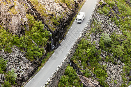 挪威欧洲,巨魔路径巨魔巨魔蜿蜒的风景山路挪威,巨魔路径巨魔山公路图片