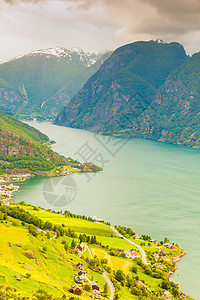 旅游旅行风景自然景观Stestein观点看风景如画的极光谷峡湾,挪威斯堪的纳维亚挪威峡湾极光谷的景色图片