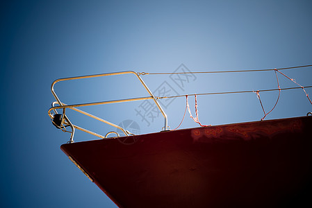 船舶船头航海船只的细节航行运输物体靠近船头图片