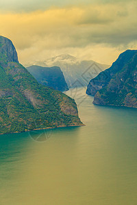 旅游旅行风景自然景观Stestein观点看风景如画的极光索格纳峡湾,挪威斯堪的纳维亚Stestein观图片