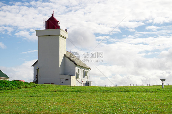 沿海景观挪威南部的奥布雷斯塔德灯塔,挪威旅游县路线路44号杰伦挪威的奥布雷斯塔德灯塔图片