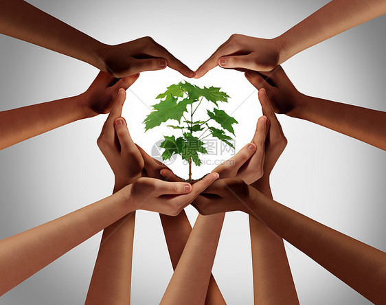 慈善理念地球日全球多样支持庆祝活动友谊志愿者捐赠的社区象征,群同的人,个心形个复合形象图片