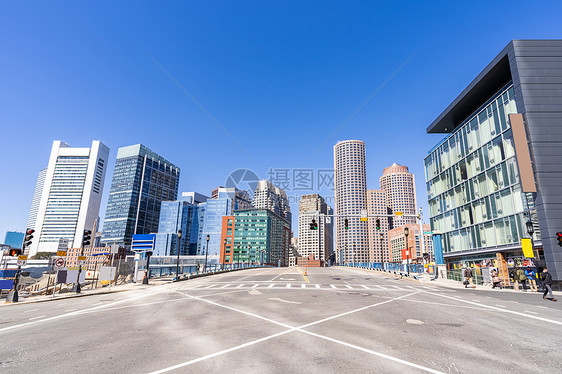 波士顿市中心城市景观与天际线建筑波士顿市,马里兰州,美国图片