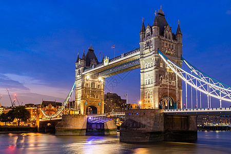 英国伦敦塔桥伦敦塔桥日落黄昏,伦敦英国背景