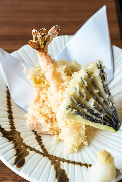 天妇罗油炸虾日本料理食物