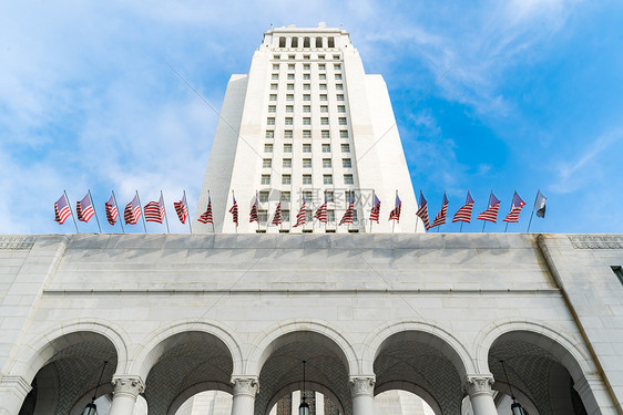 建筑洛杉矶市政厅加州美国图片
