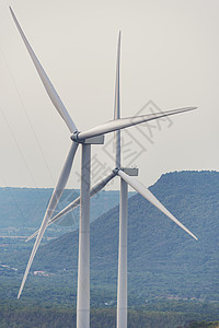 风力发电机功率工作,蓝天,能源动力图片