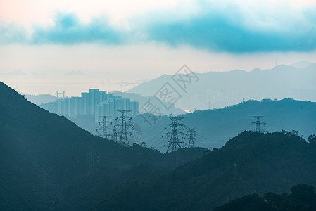 香港的通信天线图片