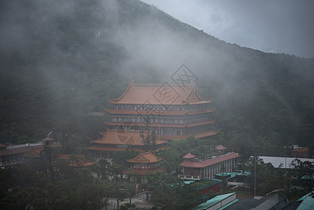 香港早上的吴平山图片