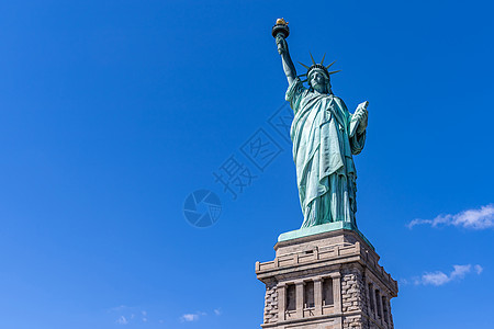 美国纽约自由女神像背景图片