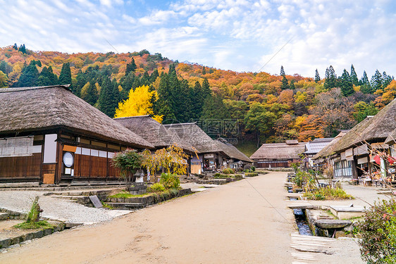 日本福岛古驿村图片