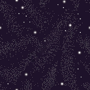 土星卡通宇宙与行星恒星无缝图案,宇宙星空宇宙与行星恒星无缝图案