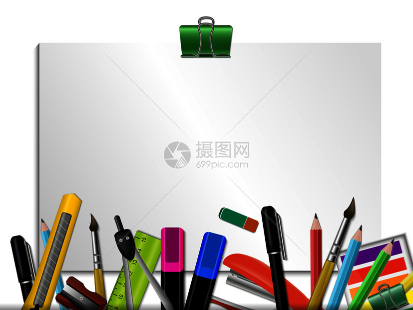 文具彩色背景与套书写用具白色记事本背景矢量插图文具彩色背景插画图片下载 正版图片 摄图网 文具彩色背景与套书写用具白色记事本背景矢量插图文具彩色背景插画图片下载 正版图片 摄图网