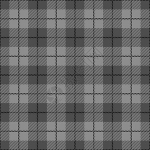 黑白颜色的格子无缝矢量图案图片