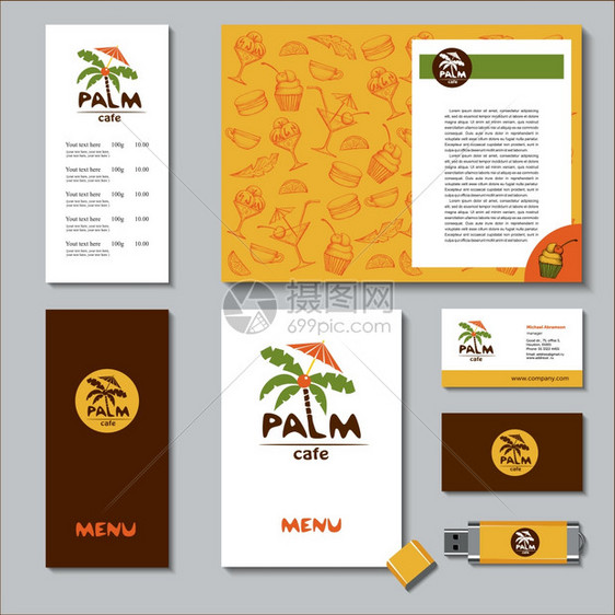 帕玛矢量标志,标志模板公司身份菜单,名片模式图片