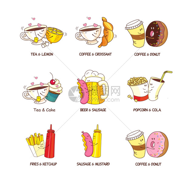 插画 正版插花图片下载,该 插花图片 标题为 套趣的卡通爱的永远漫画