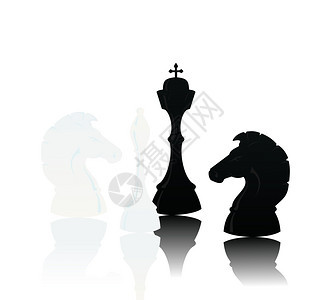 国际象棋白色黑色的国际象棋数字图片