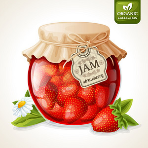 自制的果酱插画