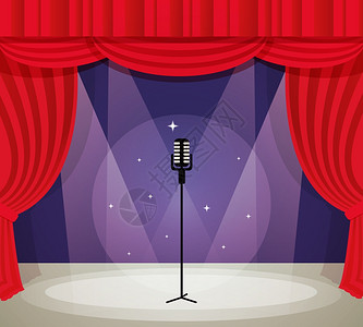 演讲而插画_演讲而卡通_演讲而插图_手绘_板绘_摄图网