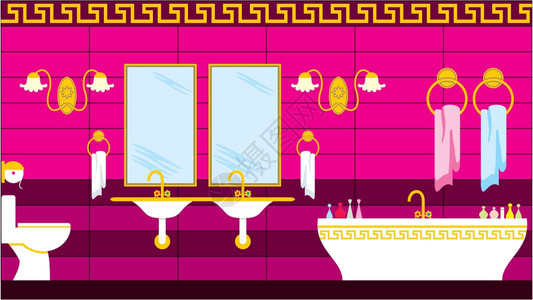 希腊风格的浴室图片