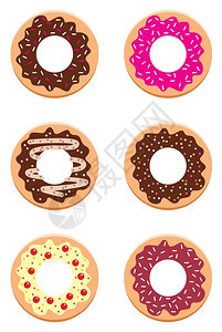 油炸圈饼,圆环图donut的名词复数图片