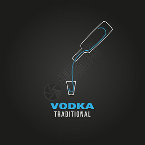 伏特加传统标志伏特加传统标志矢量图片