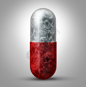 处方药滥用概念是物成瘾对处方药上和过量服用处方药的健康危险和问题的一个社会象征背景图片