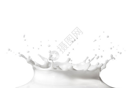 牛奶喷发图片