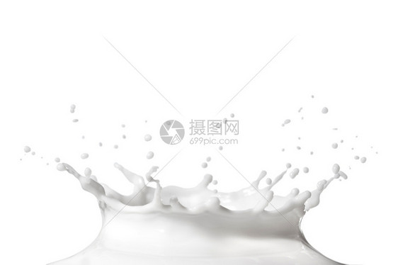牛奶喷发图片